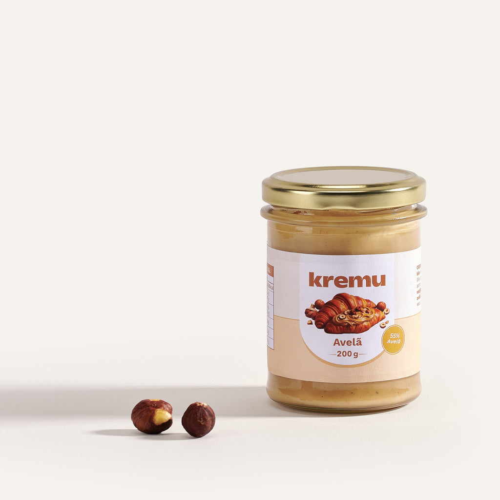 Creme de Avelã 55% para Barrar 200g | Kremu